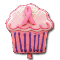 Breast Cancer Pink Cupcake