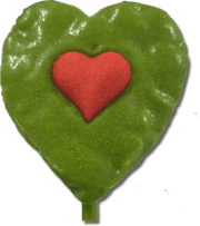 Mini Grinch Heart